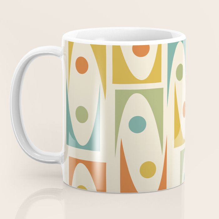 Mid Century Modern Ornaments  Coffee Mug Gallery Image 3