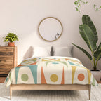 Mid Century Modern Ornaments  Comforter Gallery Image 3