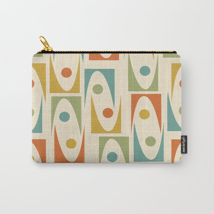 Mid Century Modern Ornaments  Carry All Pouch Gallery Image 1