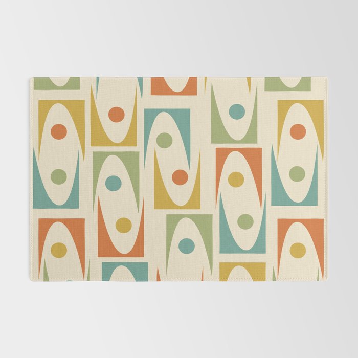 Mid Century Modern Ornaments  Rug Gallery Image 2