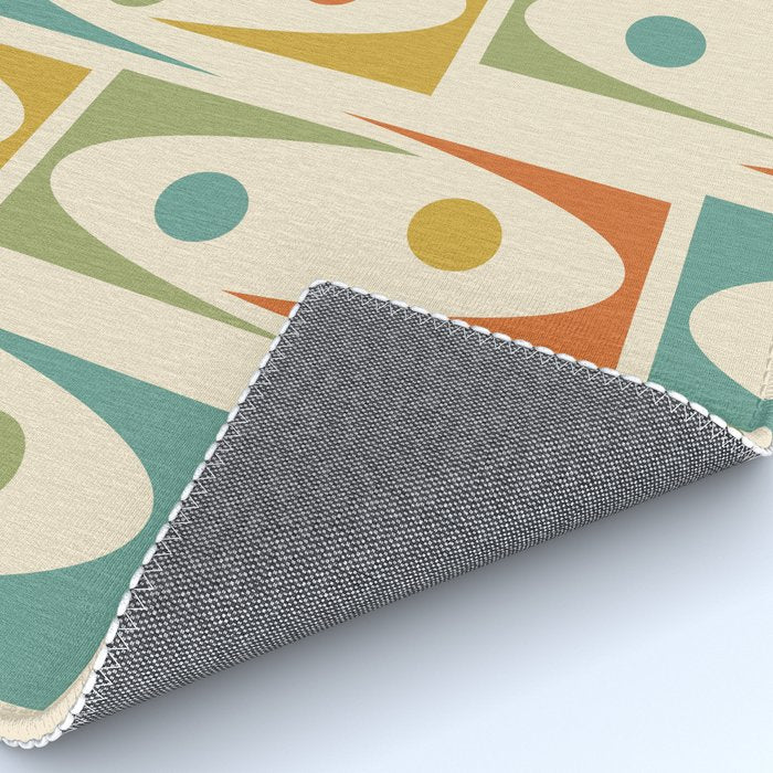 Mid Century Modern Ornaments  Rug Gallery Image 4