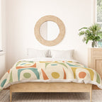 Mid Century Modern Ornaments  Duvet Cover Gallery Image 3