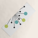 Atomic Age Nuclear Motif â Mid Century Modern Yoga Mat Gallery Image 1