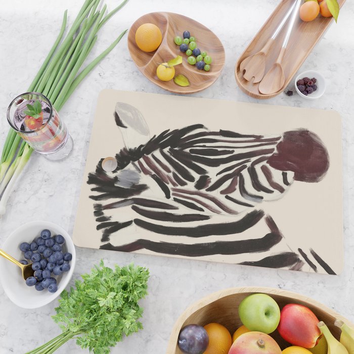 Zebra Cutting Board Gallery Image 2