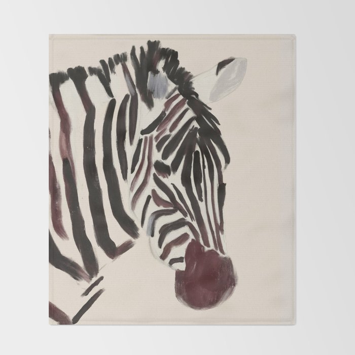 Zebra Throw Blanket Gallery Image 2