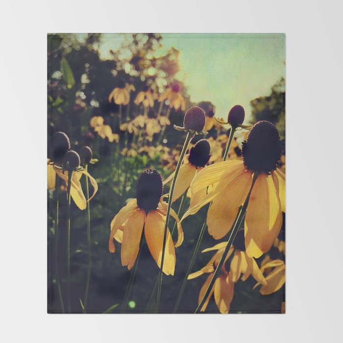 Sunshine and Flowers Throw Blanket Gallery Image 2