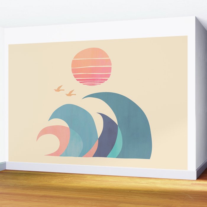 Ocean call Wall Mural Gallery Image 2