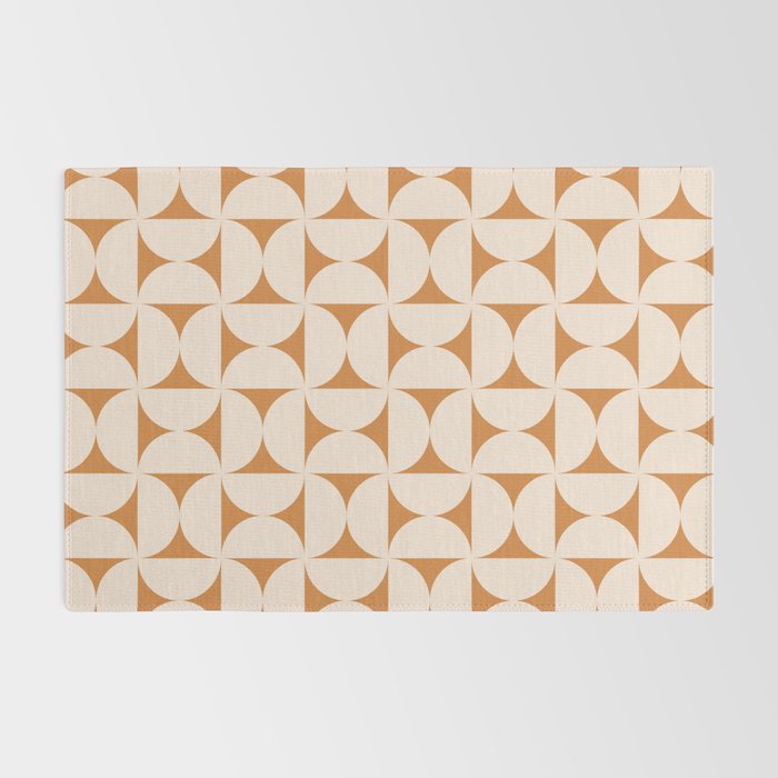 Bauhaus Mid Century Modern Geometric Pattern IX Rug Gallery Image 2