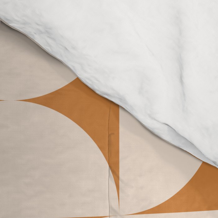 Bauhaus Mid Century Modern Geometric Pattern IX Comforter Gallery Image 4