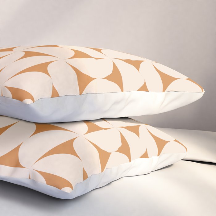 Bauhaus Mid Century Modern Geometric Pattern IX Pillow Sham Gallery Image 3