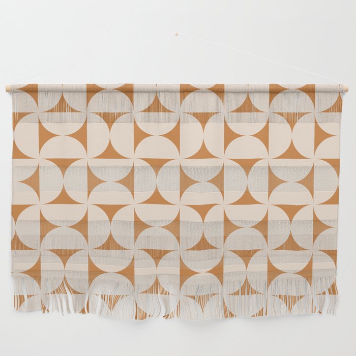 Bauhaus Mid Century Modern Geometric Pattern IX Wall Hanging Gallery Image 1