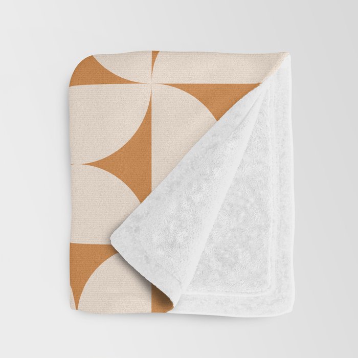 Bauhaus Mid Century Modern Geometric Pattern IX Throw Blanket Gallery Image 3