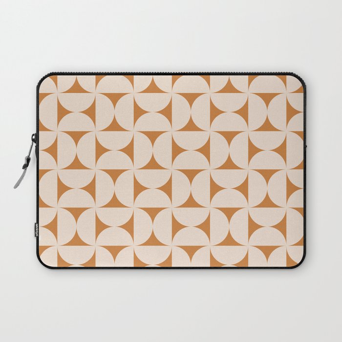 Bauhaus Mid Century Modern Geometric Pattern IX Laptop Sleeve Gallery Image 1