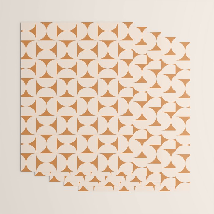 Bauhaus Mid Century Modern Geometric Pattern IX Wrapping Paper Gallery Image 3