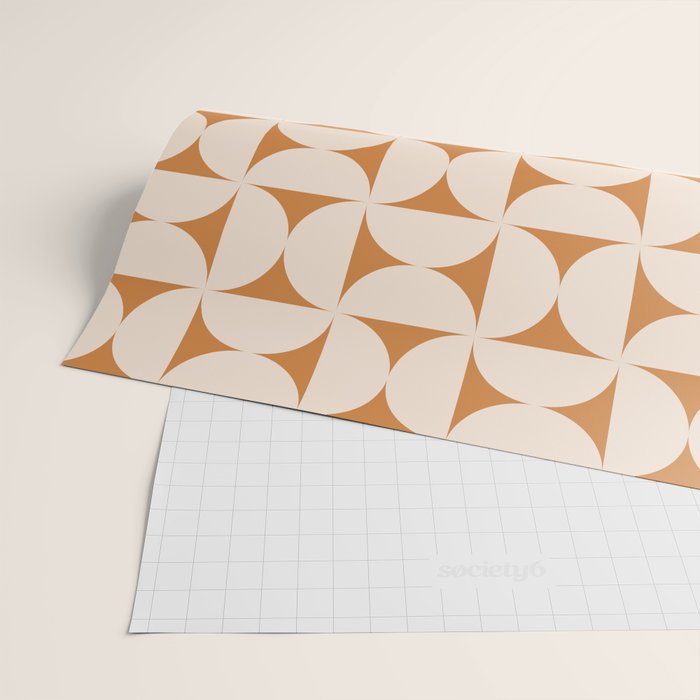 Bauhaus Mid Century Modern Geometric Pattern IX Wrapping Paper Gallery Image 2