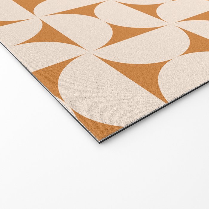 Bauhaus Mid Century Modern Geometric Pattern IX Welcome Mat Gallery Image 2