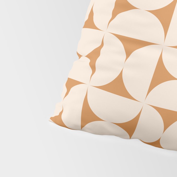 Bauhaus Mid Century Modern Geometric Pattern IX Pillow Sham Gallery Image 4