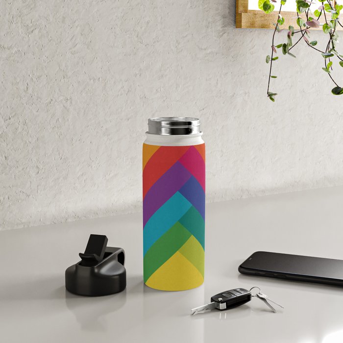 Bright Summer Lines Water Bottle Gallery Image 5