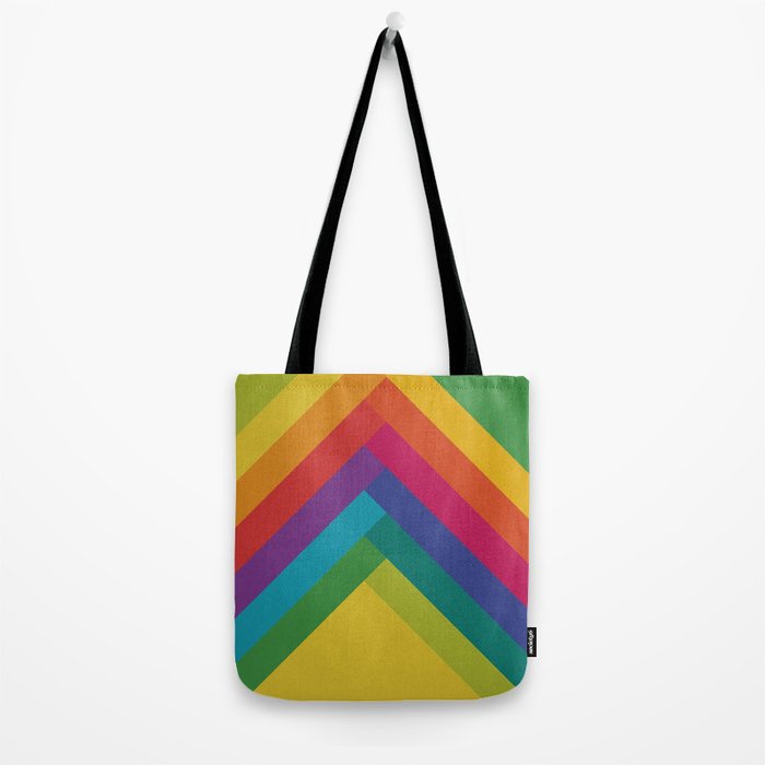 Bright Summer Lines Tote Bag Gallery Image 2