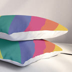 Bright Summer Lines Pillow Sham Gallery Image 3