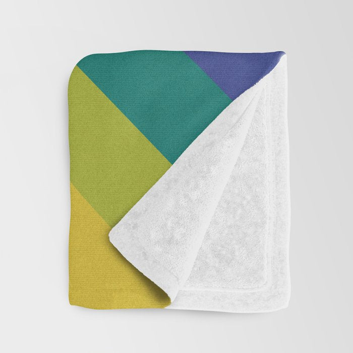 Bright Summer Lines Throw Blanket Gallery Image 3
