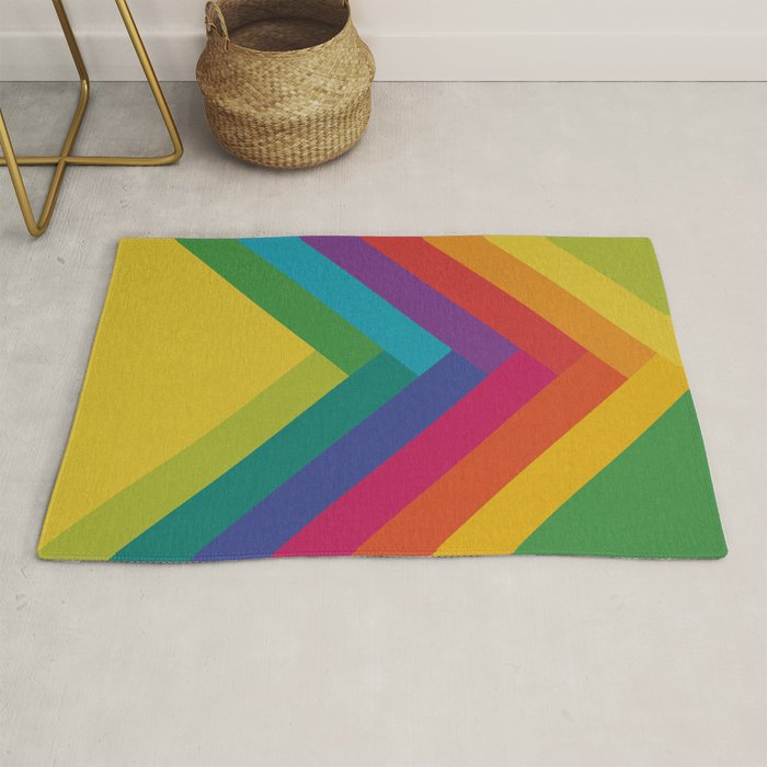 Bright Summer Lines Rug Gallery Image 1