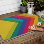 Bright Summer Lines Outdoor Rug Gallery Image 2