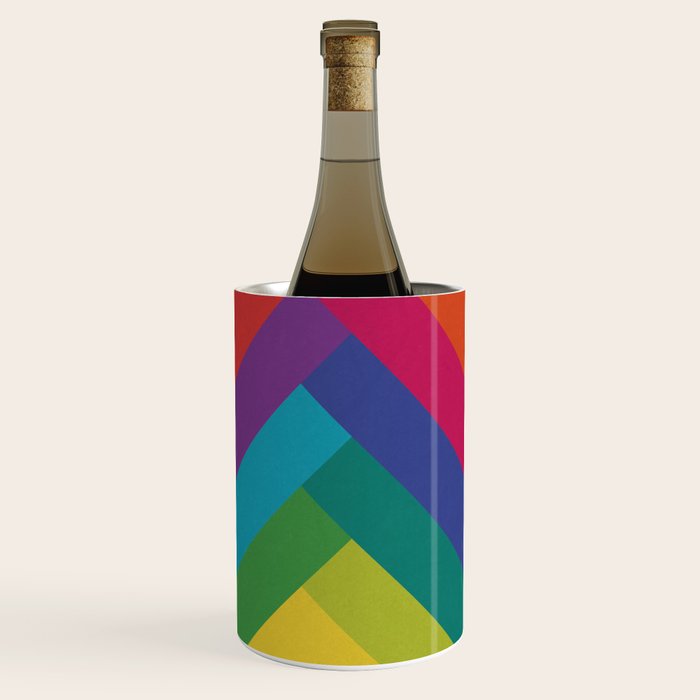 Bright Summer Lines Wine Chiller Gallery Image 1