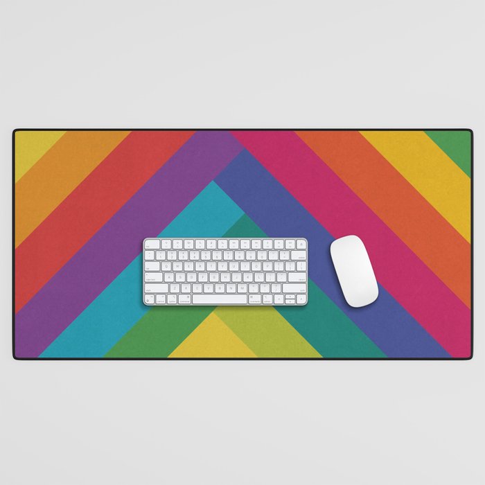 Bright Summer Lines Desk Mat Gallery Image 1