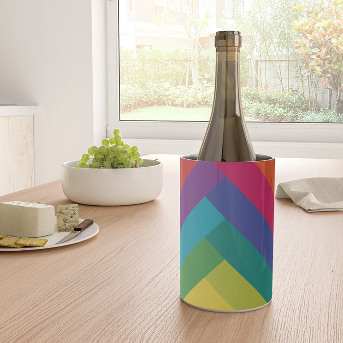 Bright Summer Lines Wine Chiller Gallery Image 4