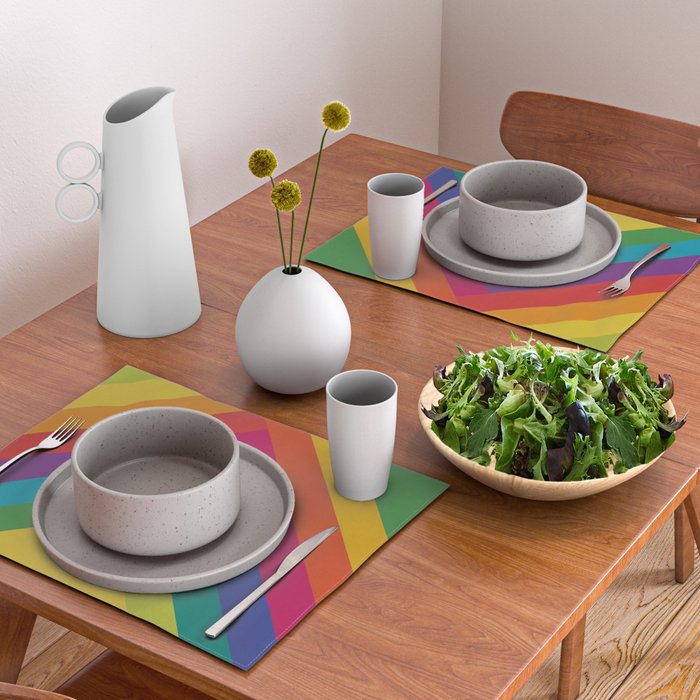 Bright Summer Lines Placemat Gallery Image 2