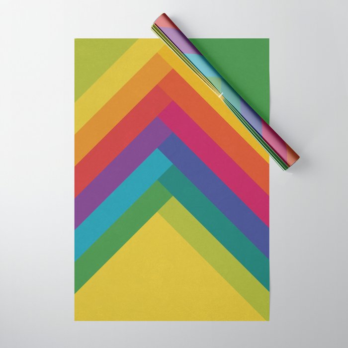Bright Summer Lines Wrapping Paper Gallery Image 1