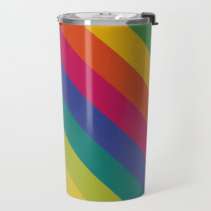 Bright Summer Lines Travel Mug Gallery Image 2