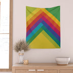 Bright Summer Lines Wall Tapestry Gallery Image 2