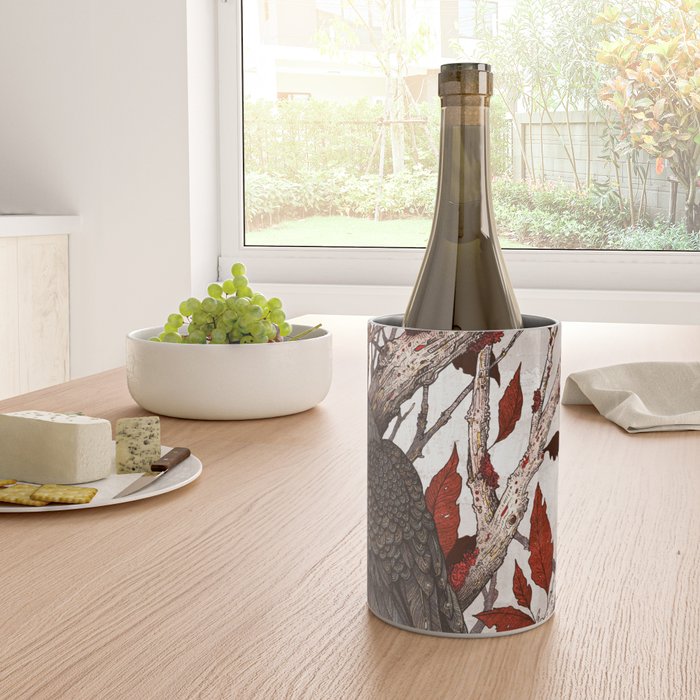 A Raven In Winter Wine Chiller Gallery Image 4
