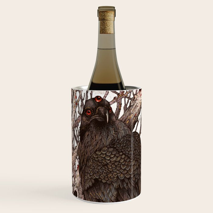 A Raven In Winter Wine Chiller Gallery Image 2