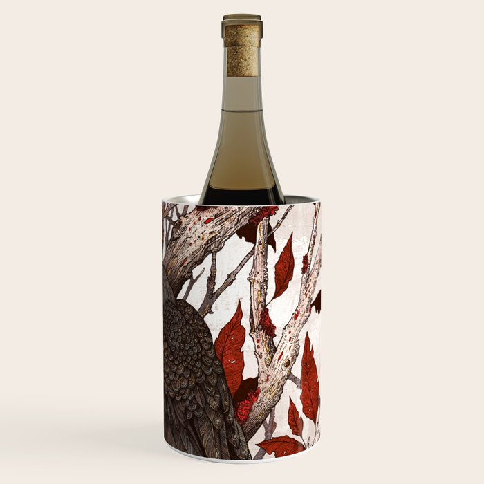 A Raven In Winter Wine Chiller Gallery Image 1