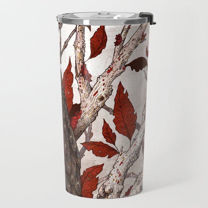 A Raven In Winter Travel Mug Gallery Image 2