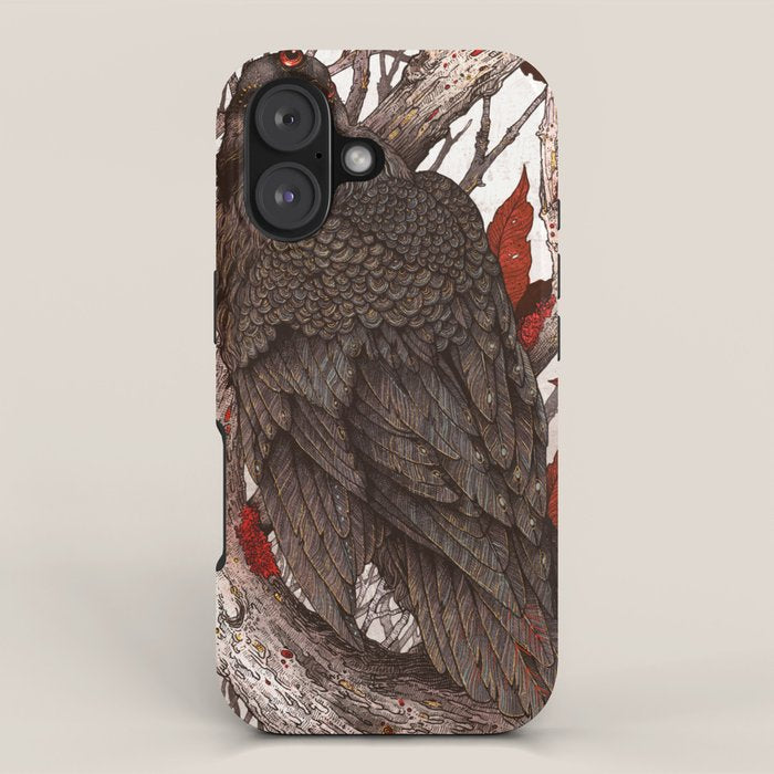 A Raven In Winter iPhone Case Gallery Image 1