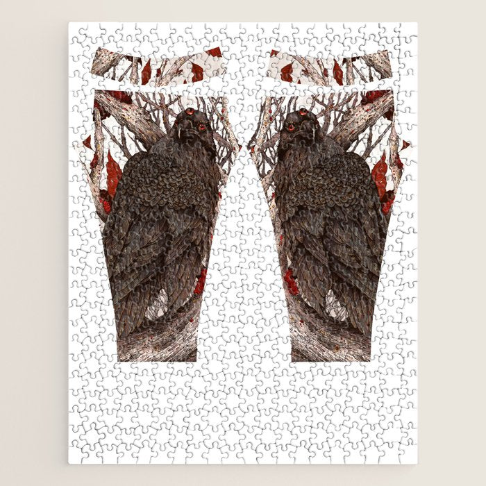 A Raven In Winter Jigsaw Puzzle Gallery Image 1