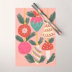 Xmas ornaments Wrapping Paper Gallery Image 1