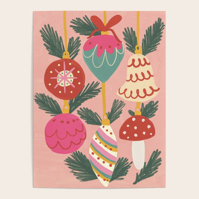 Xmas ornaments Poster Gallery Image 4