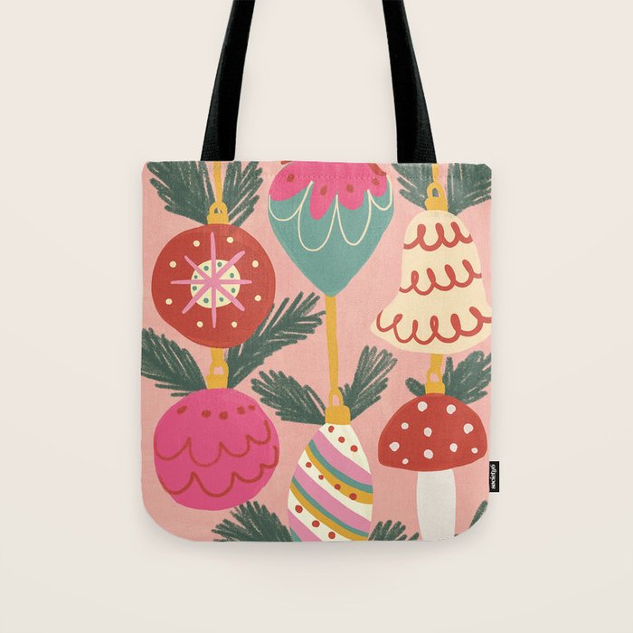Xmas ornaments Tote Bag Gallery Image 1