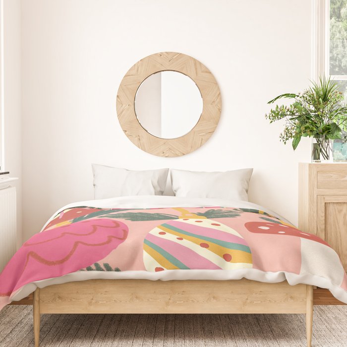 Xmas ornaments Duvet Cover Gallery Image 3