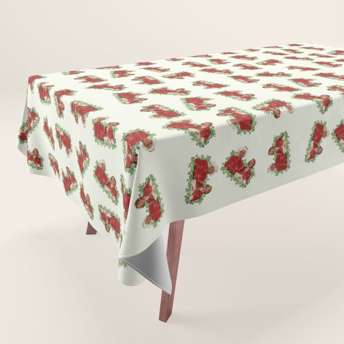 Quartet (White Christmas) Wrapping Paper Tablecloth Gallery Image 1