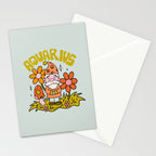Aquarius Gnome Stationery Card Gallery Image 2