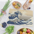 The Great Wave of Pugs Vanilla Sky Cutting Board Gallery Image 2
