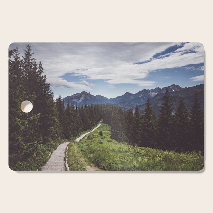 Greetings from the trail - Landscape and Nature Photography Cutting Board Gallery Image 1