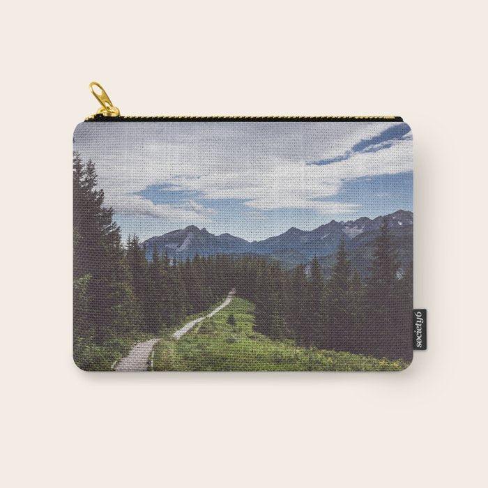 Greetings from the trail - Landscape and Nature Photography Carry All Pouch Gallery Image 1