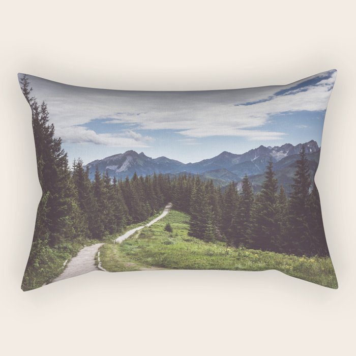 Greetings from the trail - Landscape and Nature Photography Rectangular Pillow Gallery Image 2